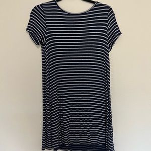Striped t-shirt dress